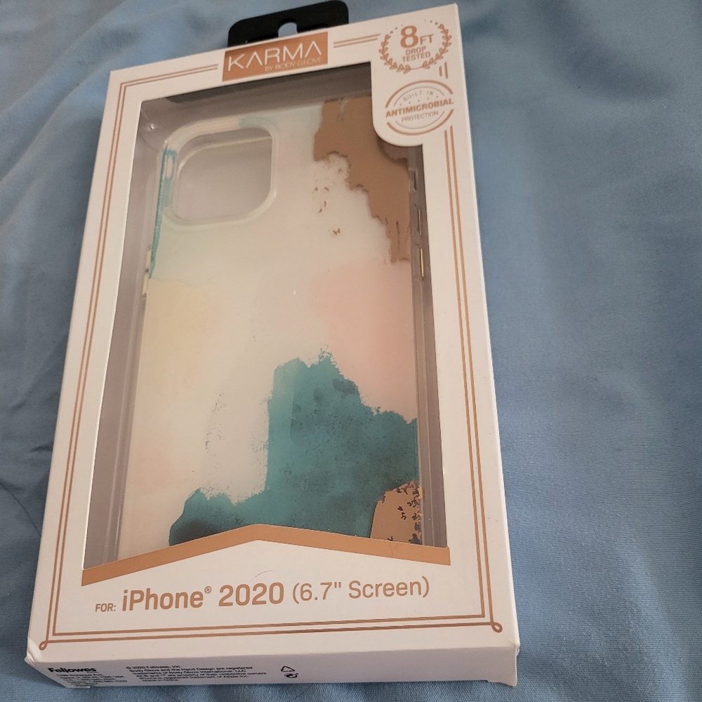 Iphone 12 pro max pastel watercolor case bnib